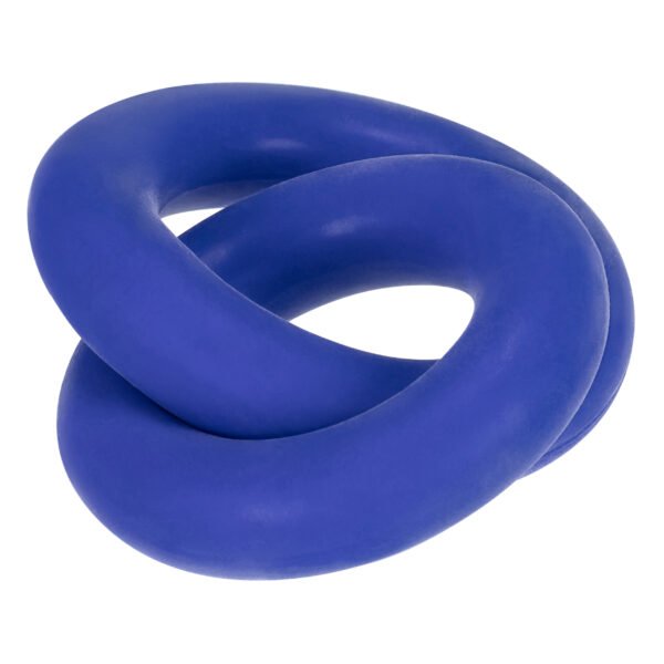 DUO Linked Cock/Ball Rings by Hunkyjunk Cobalt - Image 4