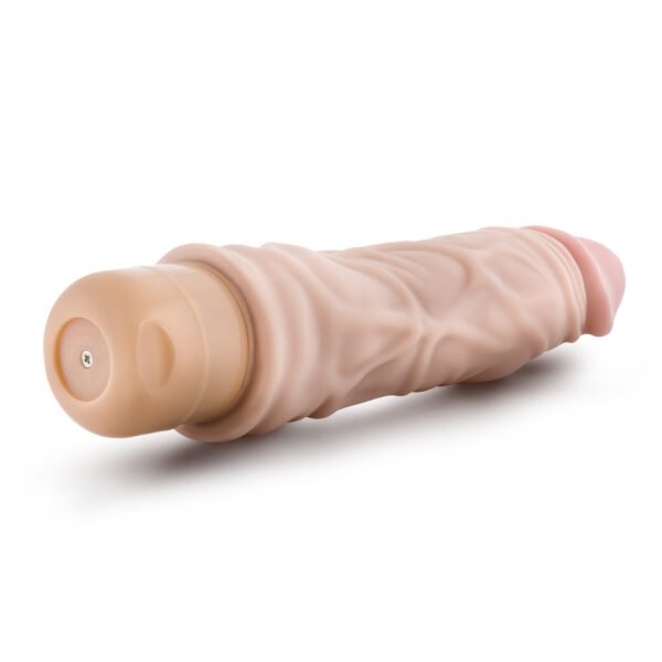 Dr Skin Cock Vibe 10 8.5in Vibrating Cock Beige - Image 6