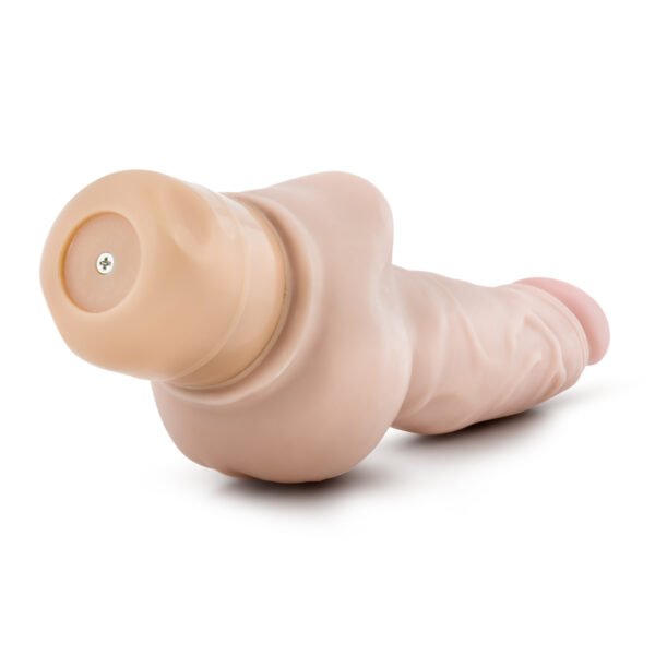 Dr Skin Cock Vibe 12 8in Vibrating Cock Beige - Image 3