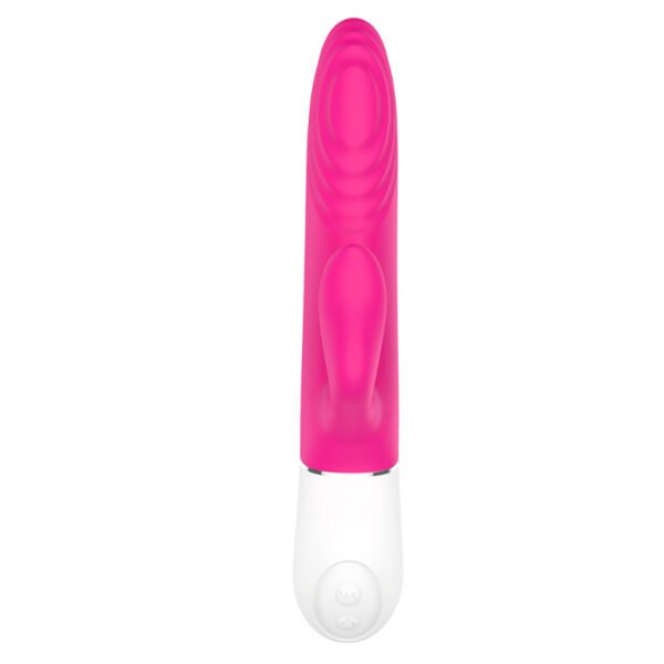 Lighter Thrusting Rabbit Vibrator Pink - Image 2