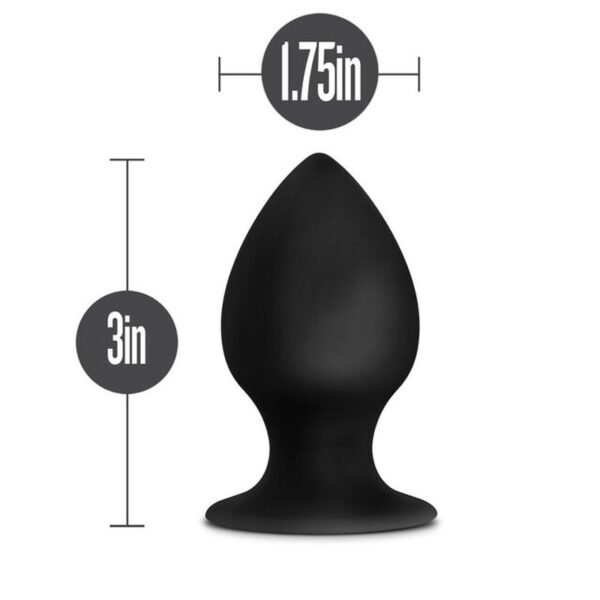 Anal Adventures Platinum Silicone Anal Stout Plug Medium - Image 5