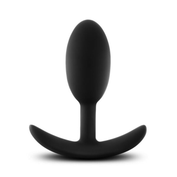 Anal Adventures Platinum Silicone Vibra Slim Plug Medium - Image 3