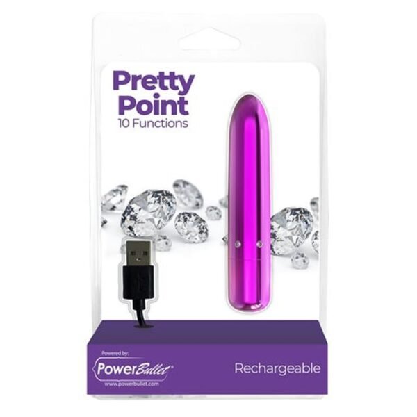 Pretty Point 4in Power Bullet Purple - Image 6