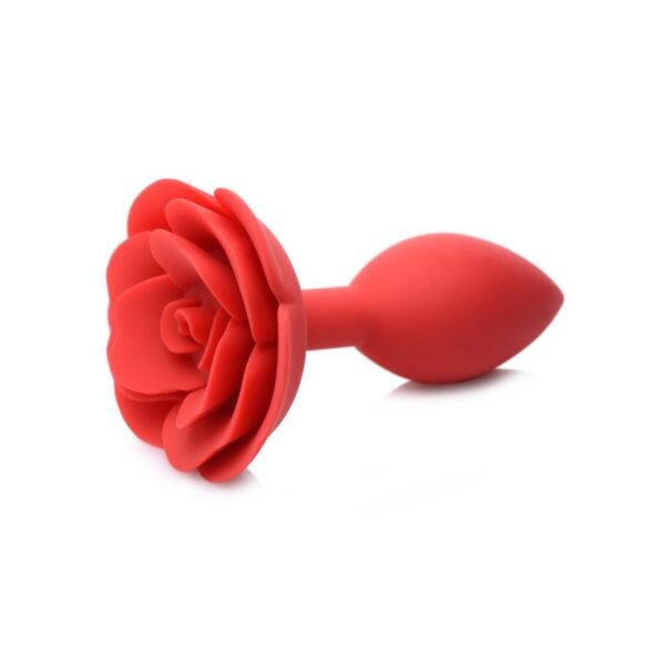 Booty Bloom Silicone Rose Plug Large Red - Image 5