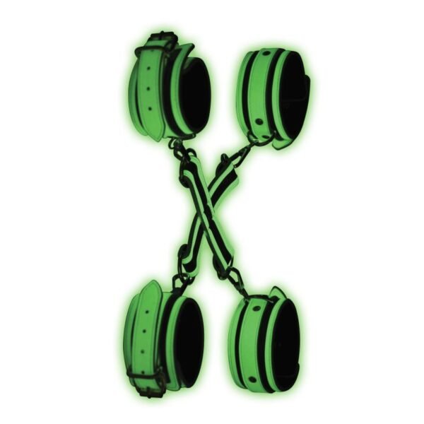 Kink In the Dark Glowing Hog Tie Set Fluro Green - Image 6