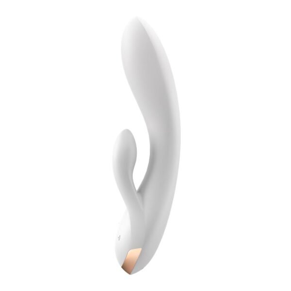 Satisfyer Double Flex App Rabbit Vibrator White - Image 5