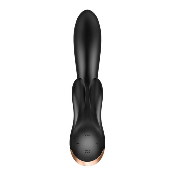 Satisfyer Double Flex App Rabbit Vibrator Black - Image 2