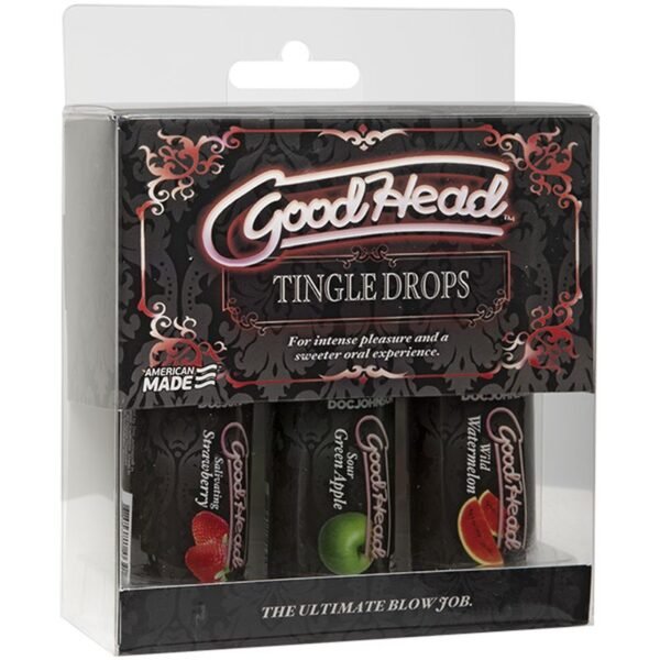 GoodHead Tingle Drops Strawberry, Apple and Watermelon 3 Pc - Image 2