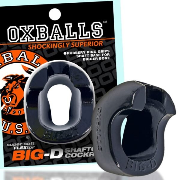 Big D Shaft Grip Cock Ring Black - Image 4