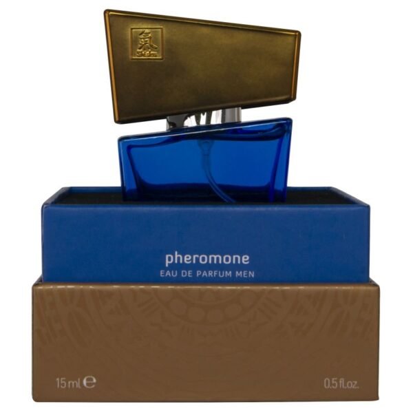 Shiatsu Pheromone Fragrance Man Dark Blue 15ml - Image 3