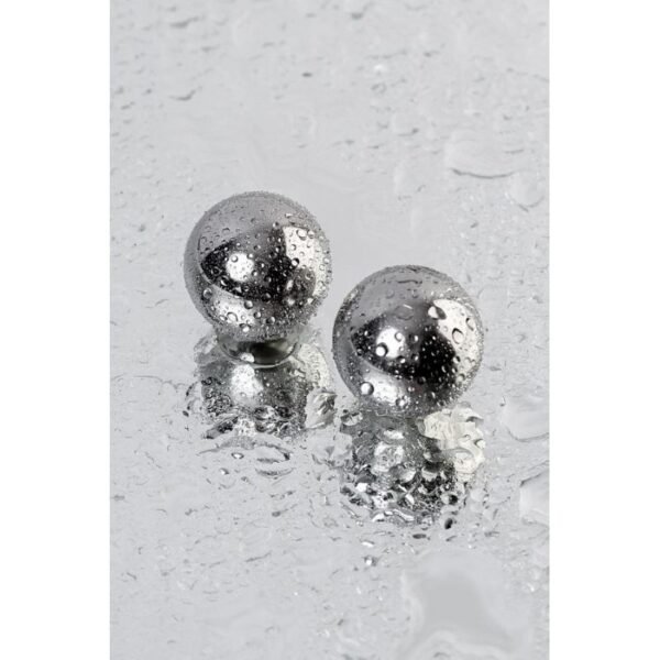 Silver Metal 2 Pc Vaginal Balls 2.5cm - Image 3