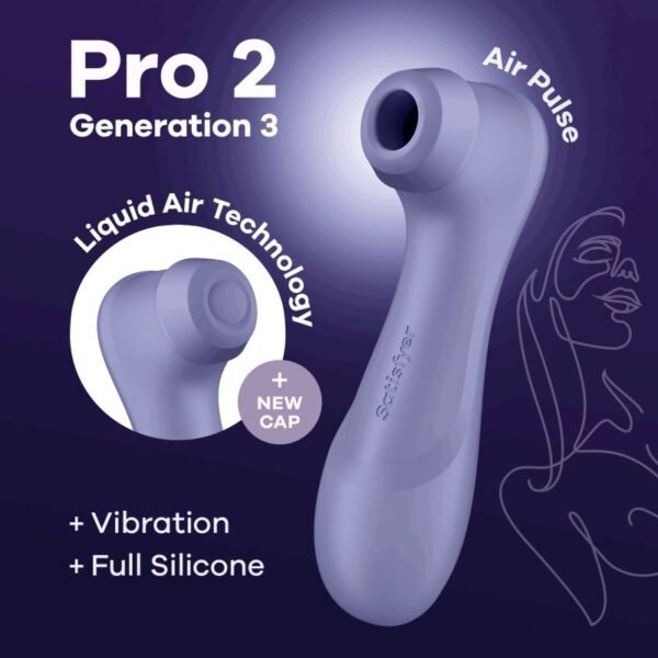 Satisfyer Pro 2 Gen 3 Clitoral Stimulator Lilac - Image 5