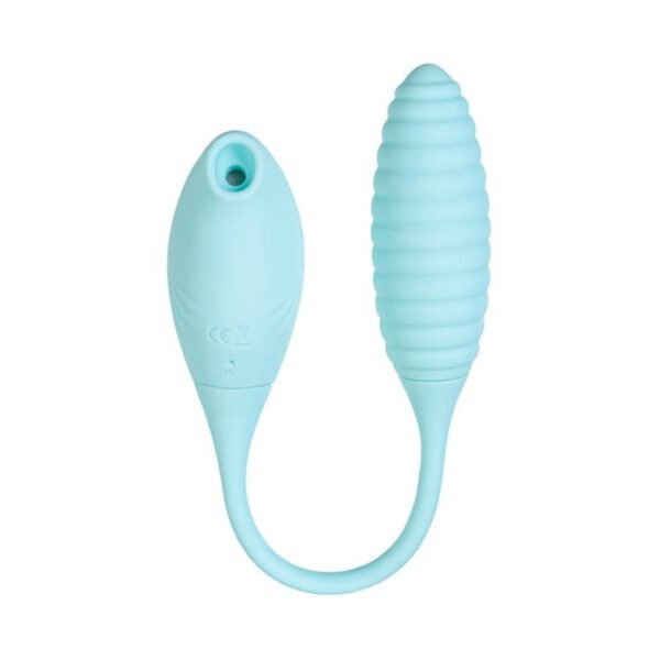 JOS Roow Vaginal and Clitoral Air Pulse Stimulator Blue - Image 2