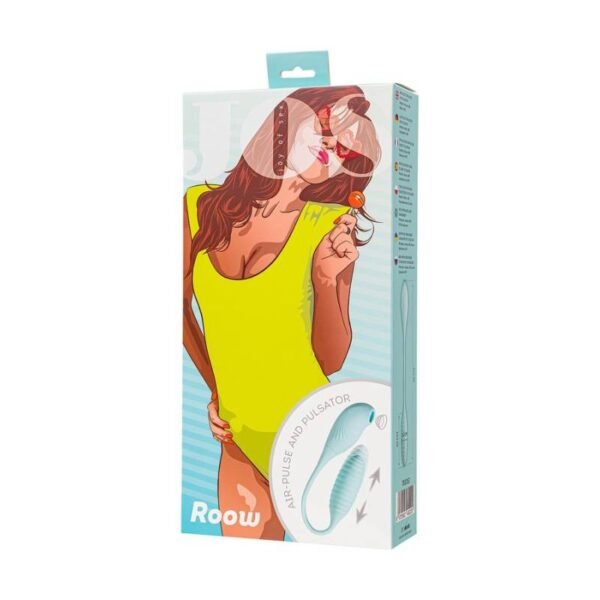 JOS Roow Vaginal and Clitoral Air Pulse Stimulator Blue - Image 9