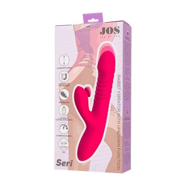 JOS Seri Thrusting Vibrator with Clitoral Stimulator Pad - Image 11