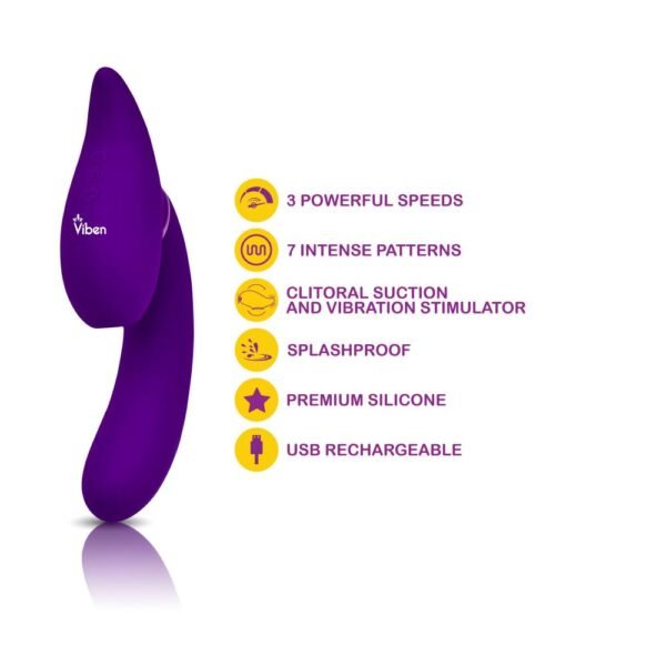 Symphony 21 Mode Swivel Suction Head Triple Motor Vibrator - Image 4