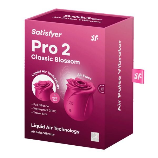 Satisfyer Pro 2 Classic Blossom Air Wave Clitoral Stimulator - Image 6