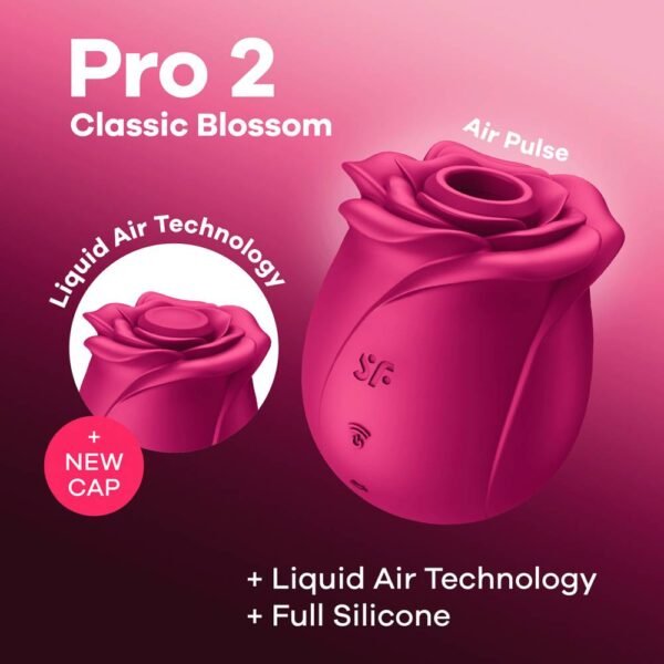 Satisfyer Pro 2 Classic Blossom Air Wave Clitoral Stimulator - Image 7